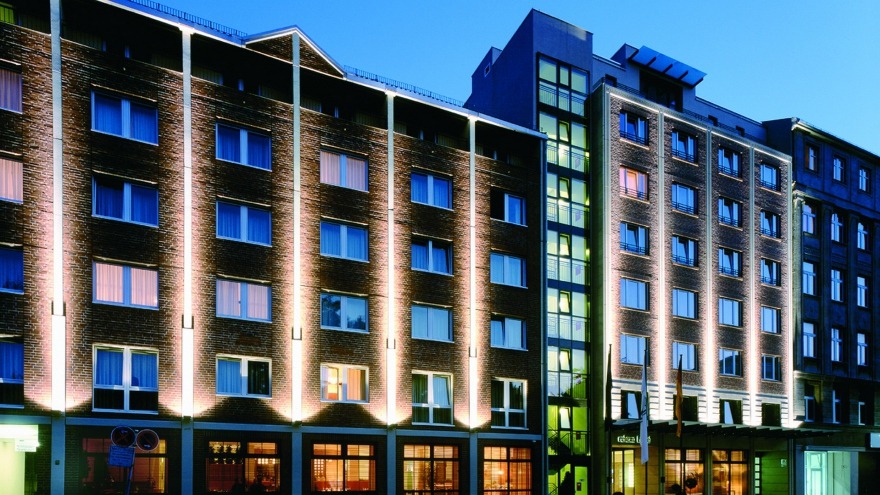 Hotelfassade des relexa hotel Berlin Hotelfassade des relexa hotel Berlin